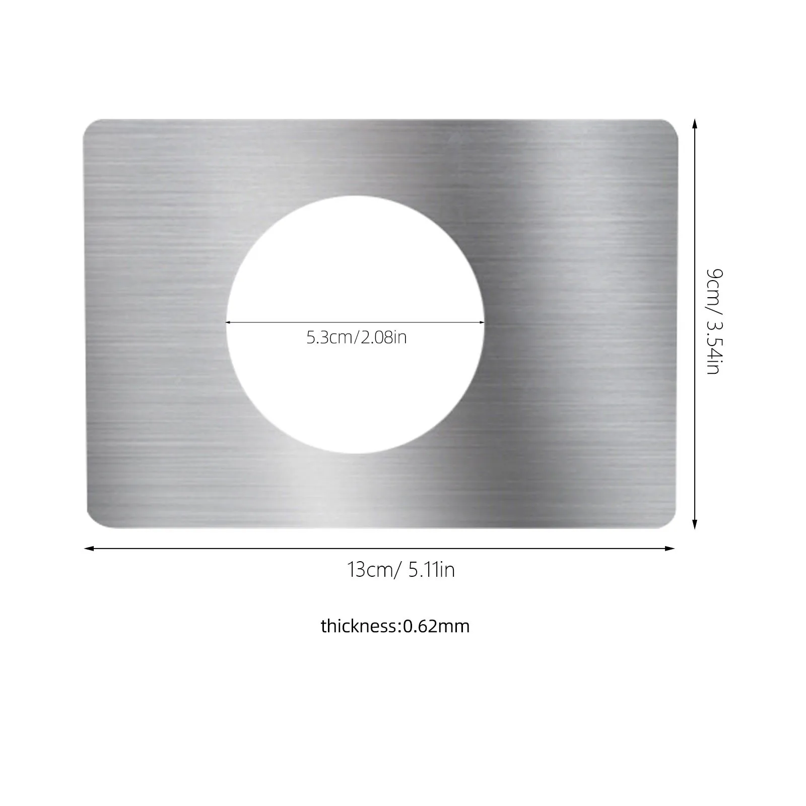 4 قطعة قفل الكرة إصلاح لوحة ثقب غطاء استبدال تعزيز عدة ل سترايك لوحة حشو الباب الأمامي ترقية الأمن #6