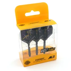 CUESOUL Rost albero per freccette integrato e forma Standard dei voli, Set di 3 pezzi;