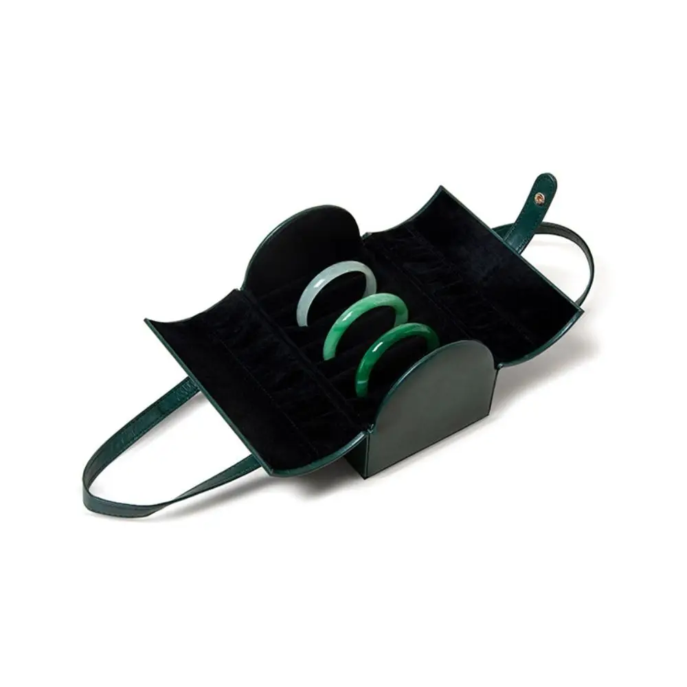 7Positions Bracelet Display Box Dustproof Bangle Holder Bracelet Storage Bag PU Leather Organizer Bracelet Carrying Case