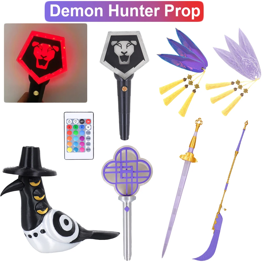 

Fantasia Demon Hunter of KPop Rumi Cosplay Concert Stick Cartoon Disfraz Costume Accessories Girls Halloween Carnival Party Prop