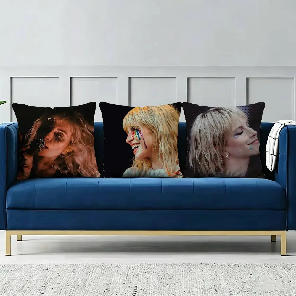H-Hayley Williams Pillow cover gift High definition digital printing,Surprise  vivid pattern Household.