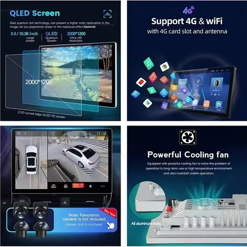 Imagen 2 del producto Android 15 para Jeep Grand Cherokee 2008 2009 2010 2011 2012 2013 pantalla QLED Radio de coche vídeo Multimedia Carplay navegación automática