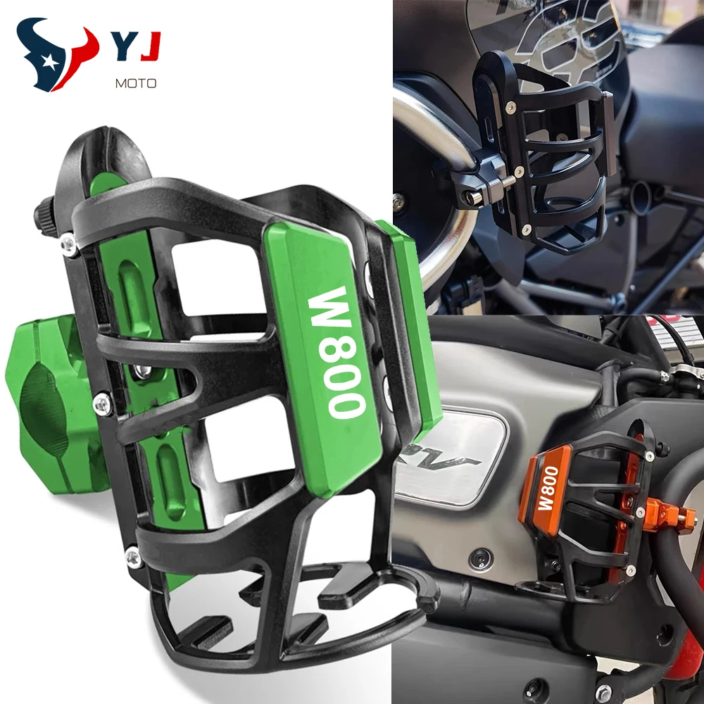New For Kawasaki Ninja 1000SX 650 500 400 e1 W800 Ninja1000SX Motorcycle Beverage Water Bottle Cage Drink Holder Water Cup Stand