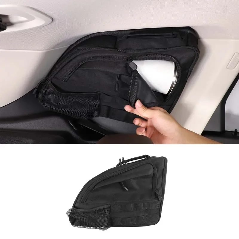 

For BMW X1 U11 2023-2025 Black Oxford Cloth Car Trunk Side Window Bag Storage Bag Multifunctional Travel Bag Car Accessories