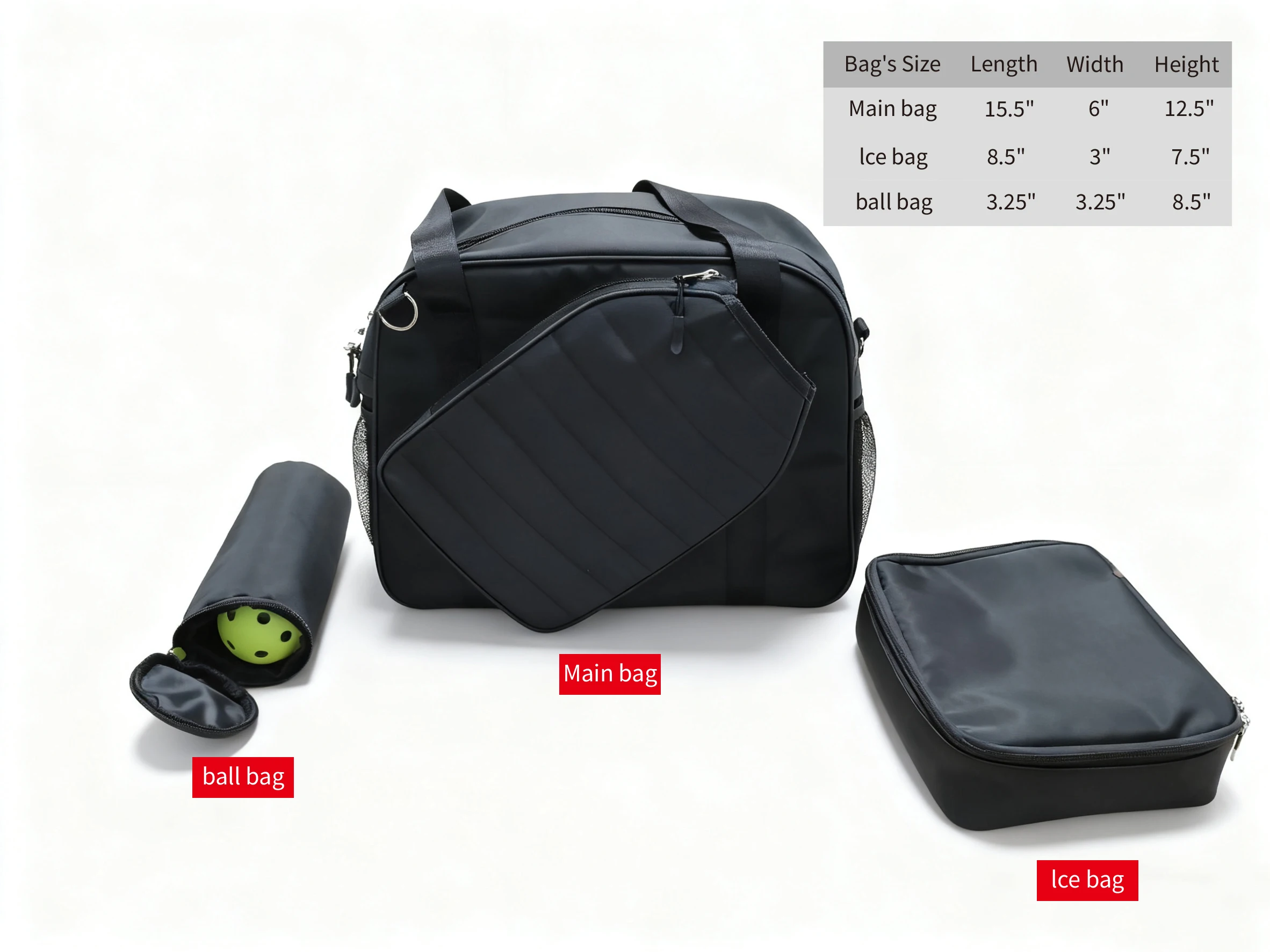 Oxford High-Quality Racket Bag Sports Fitness Bag Large Capacity Handheld Travel Bag Men Women Badminton Racket Storage Bag