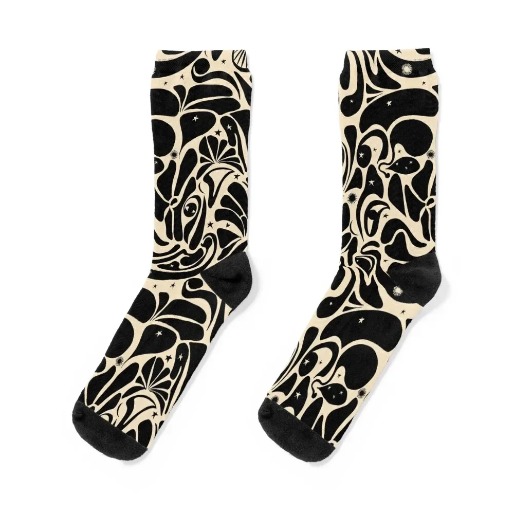 

Art Nouveau Pattern Socks moving stockings sports stockings Soccer Toe sports Men Socks Luxury Brand Women's