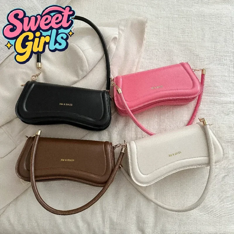 

Fashion Female Handbag Womens PU Bags Leisure Armpit Bag Shopping Shoulder Tote Bag Underarm Handbag Popular Crossbody Bags