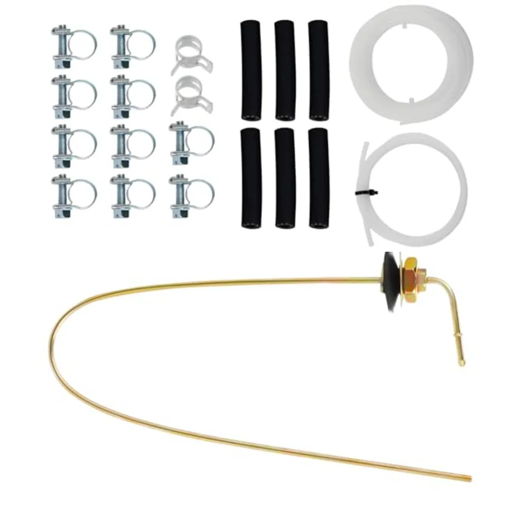 

5 Mm Fuel Tank Riser Stainless Steel Construction Long And Short Lines Included Includes Connectors And Clamps