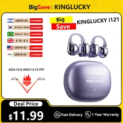 Kinglucky i121 Open Ear Clip Earbuds Wireless Bluetooth5.4 Headphones outdoor Sports Earbuds bluetooth earphone headset