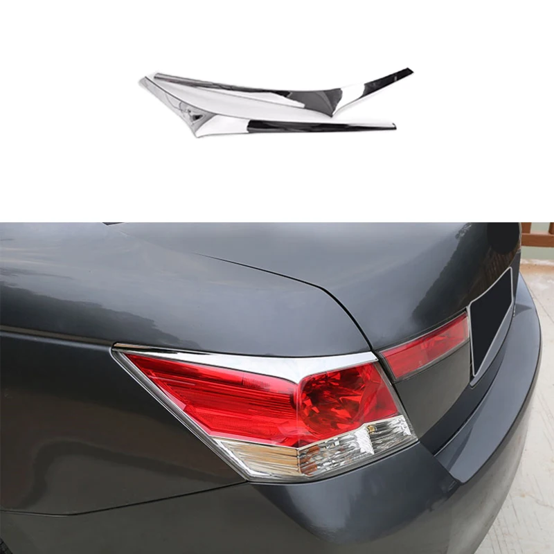 

For Honda Accord 8th Generation 2008-2013 Car Rear Tail Lamp Shade Decorative Cover Trim ABS Rear Taillight Light Eyebrow Patch