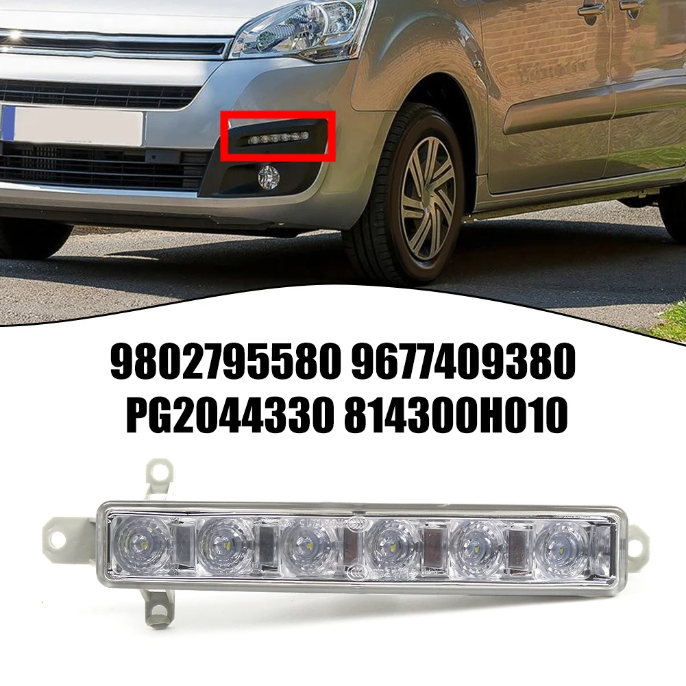 Reliable LED Daytime Running Light Fog Lamp Designed Specifically for C1 and Similar Models Fitment to For Toyota Aygo