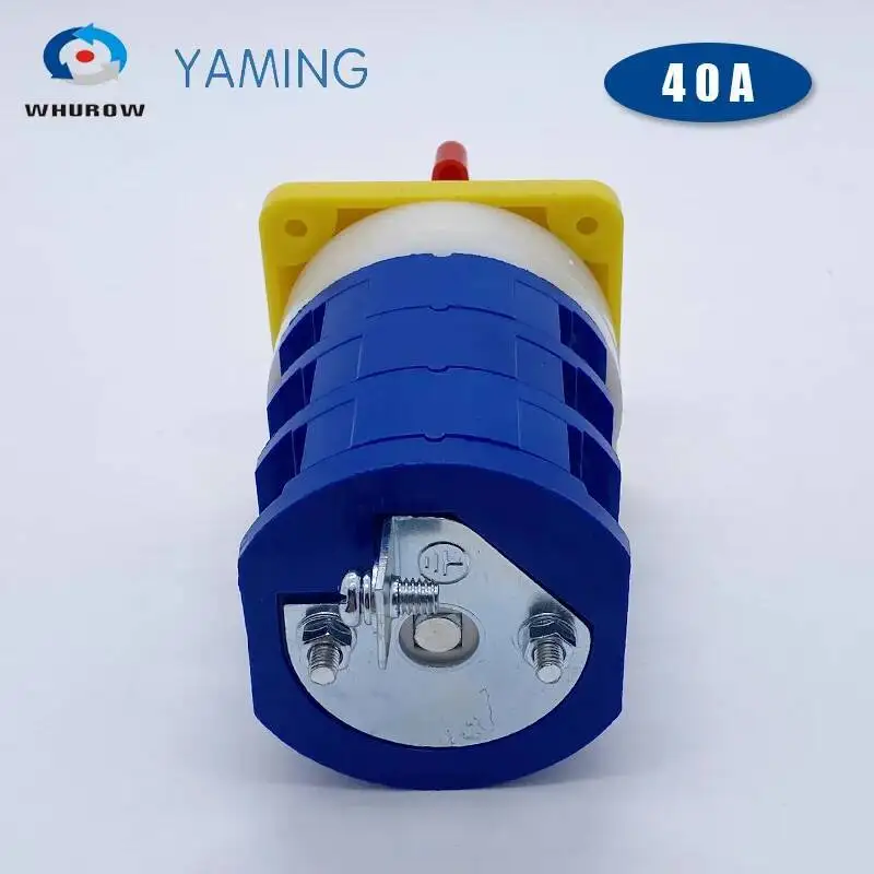 Yaming 전기 LW5D-40F3055/3 40A 690 볼트 3 위치 3 노트 실버 접촉 범용 전환 캠 스위치