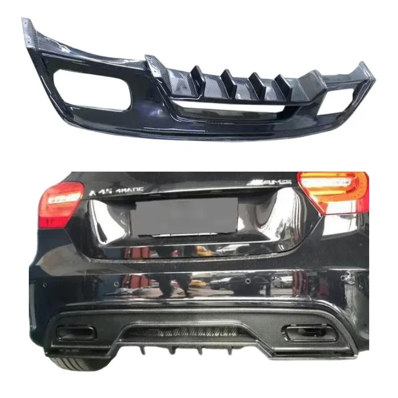 

Car Accessories A45-R style Carbon fiber Rear lip spoiler For Mercedes-Benz W176 2012-2016