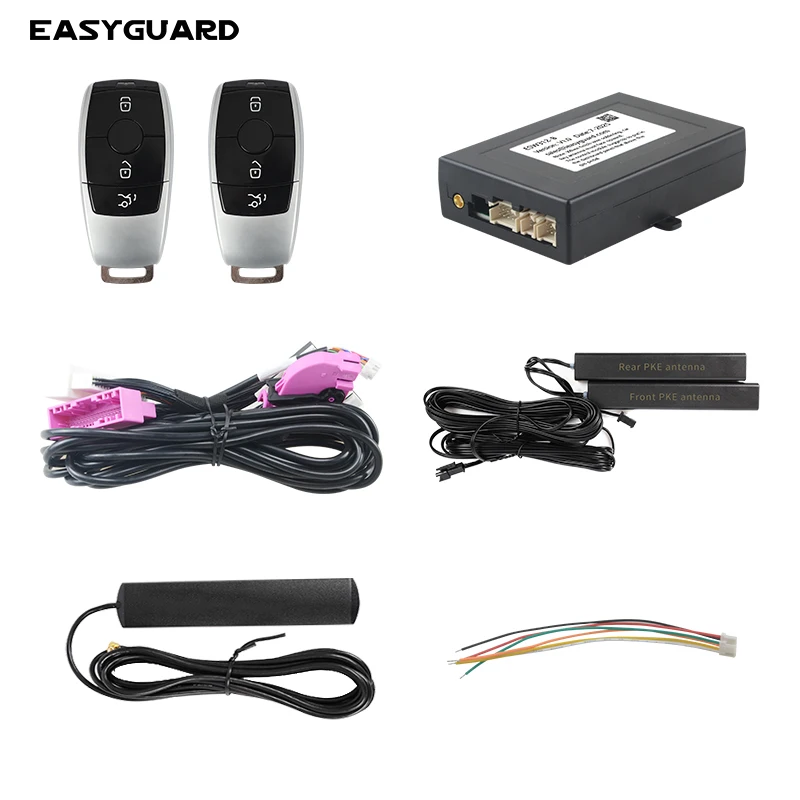 

EASYGUARD Smart Key keyless entry fit for benz cars with factory OEM push start button compatible with comfort access A B class