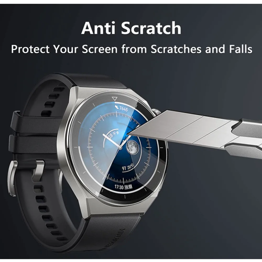 BEHUA Premium กระจกนิรภัยสําหรับนาฬิกา Huawei GT3 pro ภาพยนตร์ Smartwatch ป้องกันหน้าจอฟิล์มป้องกันการระเบิดอุปกรณ์เสริม