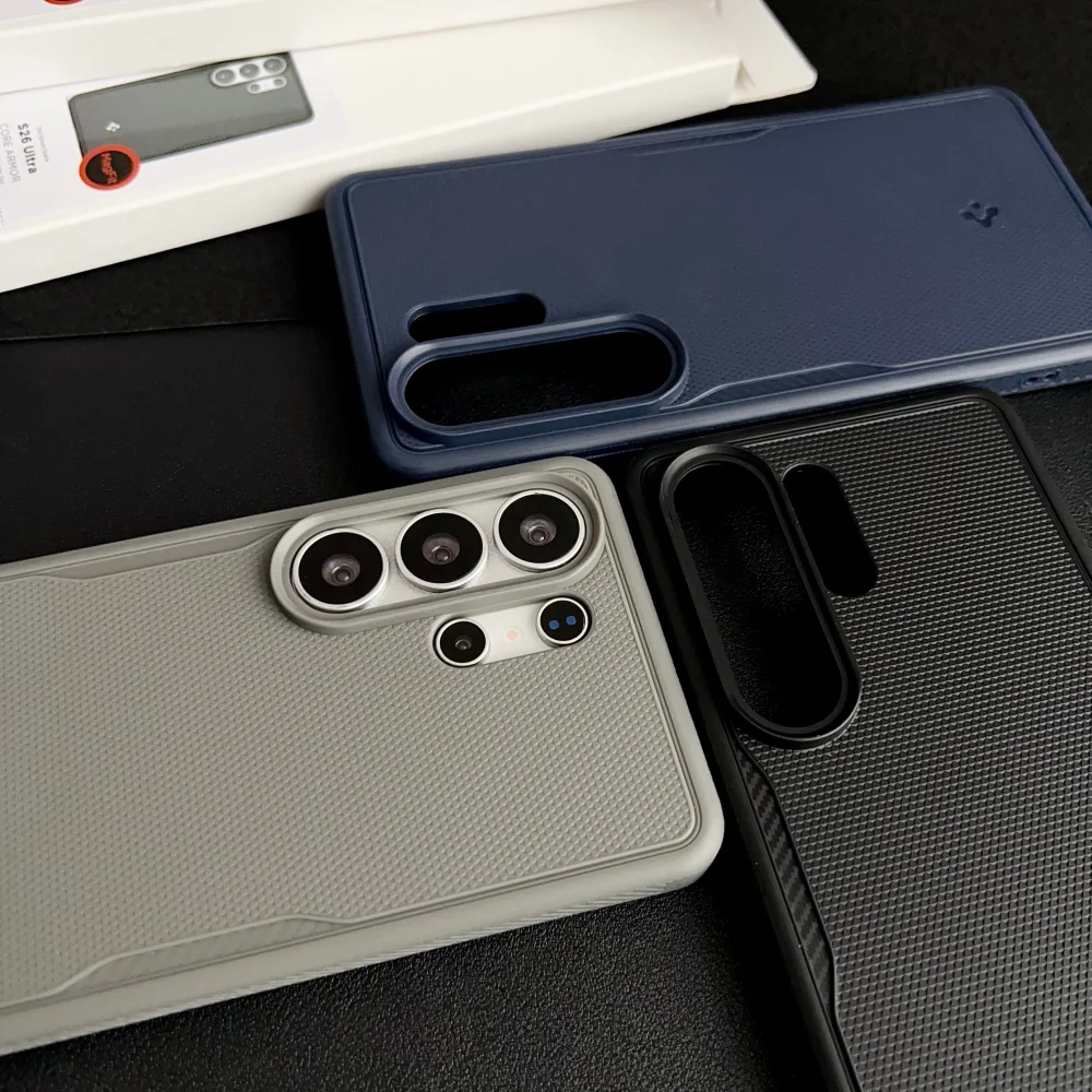 Etui Spigen MagFit TPU Shockproof Armor Magnetic do Samsunga S26 Ultra S26 Plus S26, kompatybilne z bezprzewodowym ładowaniem Magsafe. — zdjęcie produktu 6