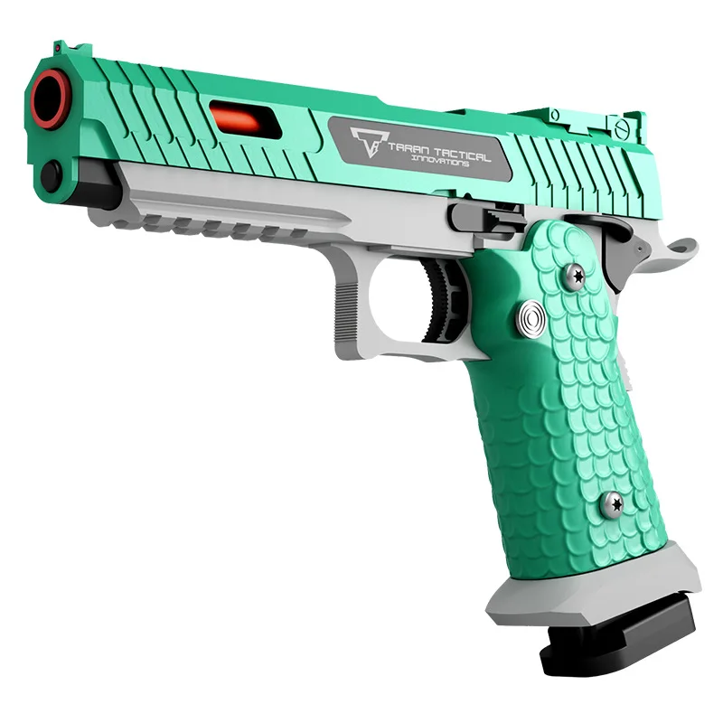 Carcasa de pistola TTI 2011, lanzamiento de disparo continuo, asiento trasero, pistola de balas suaves, colgante de aire, regalo de cumpleaños y Navidad 2025