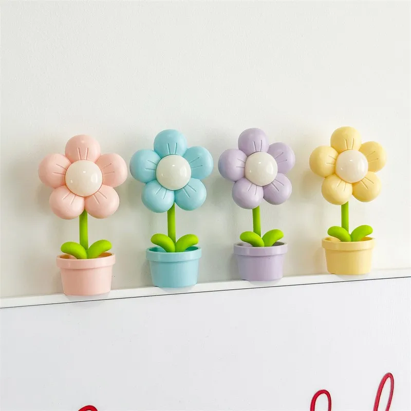 Mini LED Blume Nachtlicht niedlichen kleinen Tisch lampe Desktop Ornament Nacht Schlafzimmer Umgebungs lichter Kinder Spielzeug Kinder Weihnachts
