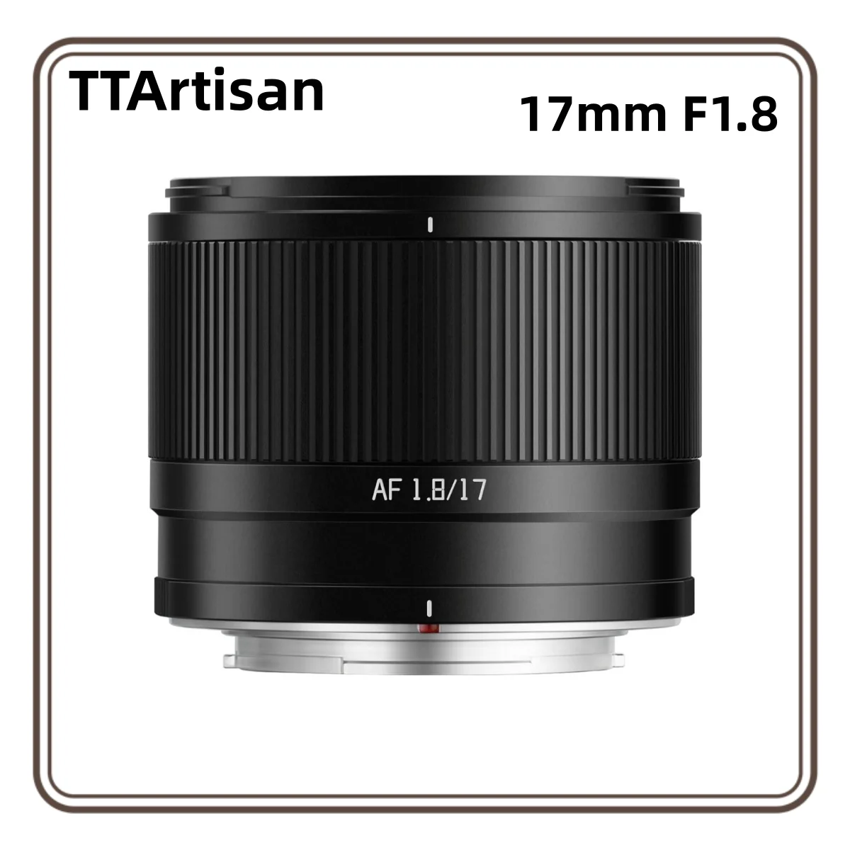 Lente Prime TTArtisan 17mm F1.8 Air con Enfoque Automático APS-C, Lente Gran Angular para Cámaras Fuji X, Sony E, Nikon Z, X-A5, X-A7, X-M5, X-H1