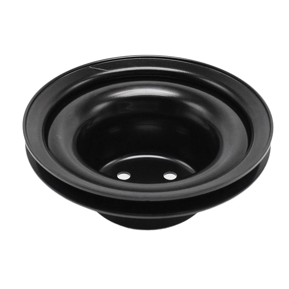 Auto Per Ford Mustang 260 289 302 351W 1965-1969 Pompa Acqua Puleggia Singola 1 Scanalatura In Acciaio Nero V88970BK