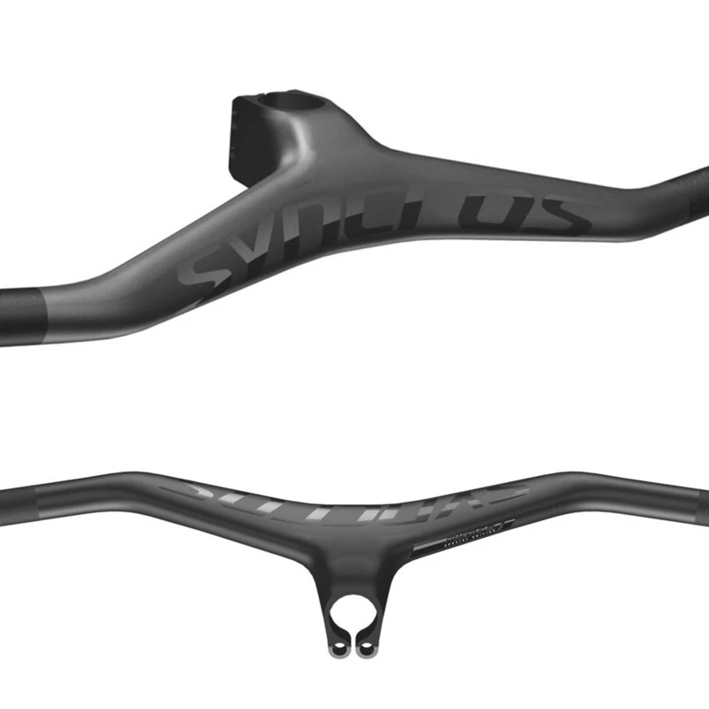 SYNCROS Carbon Fiber Mountain Integrated MTB Handlebar FRASER IC SL  -25 Three Specifications with Titanium Screws