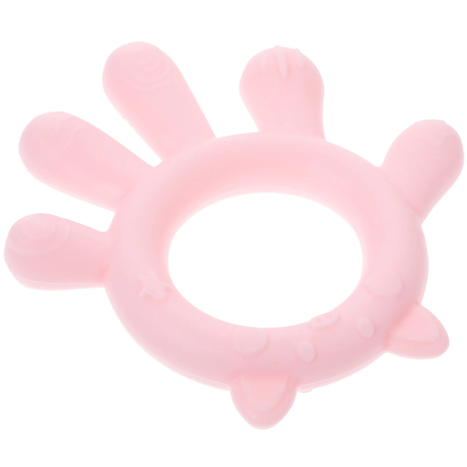 

Силиконовый прорезыватель для малышей, мягкая форма ладони, компактный размер, эффективное облегчение прорезывания зубов, детский прорезыватель, игрушка для прорезывания зубов