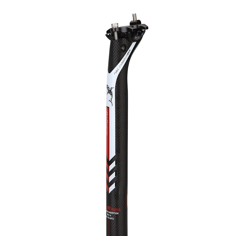 3K Full Carbon MTB Seatpost, Mountain and Road Bicycle Parts, 27.2, 30.8, 31.6x350, 400mm, New