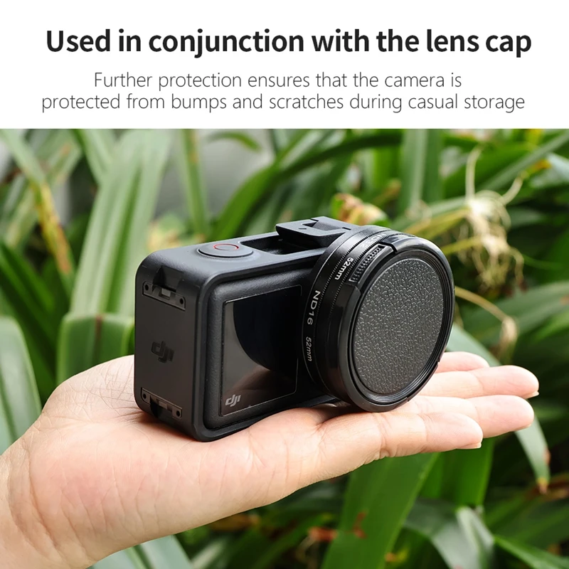 For DJI Action 5Pro/4/3 52mm Adapter Ring Threaded Filters Camera 10X Close-up ND CPL UV STAR NIGHT BLACK SOFT Filter Accessory