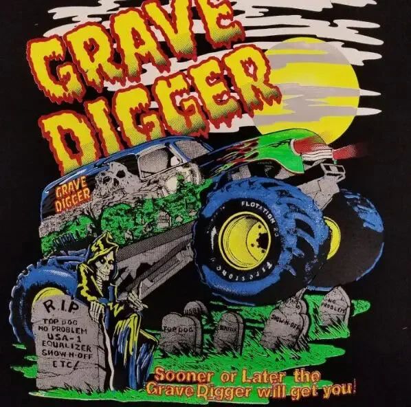 Grave Digger Shirt, Grave Digger Black T-shirt Unisex S-5XL Gift For Fan VN3998