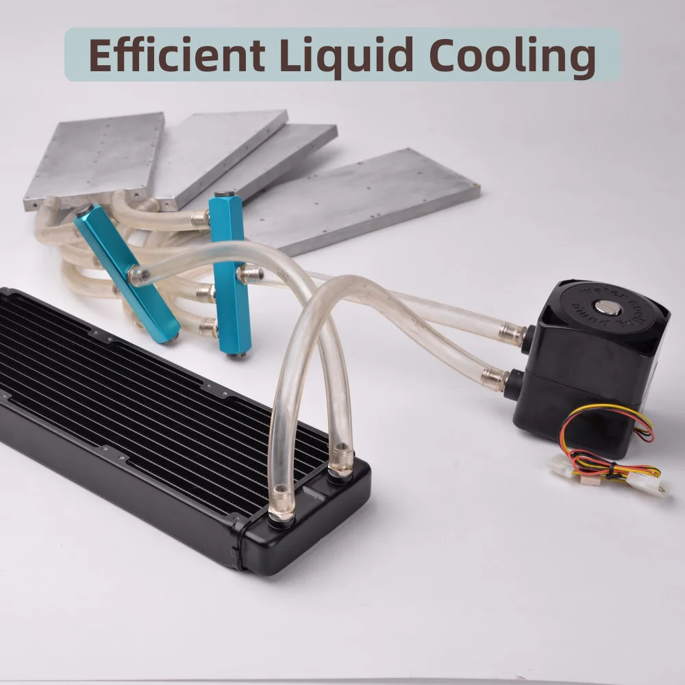 SysCooling Custom S9 Aluminum CPU/GPU Water Cooling Block - Liquid Cooling Plate System for PC