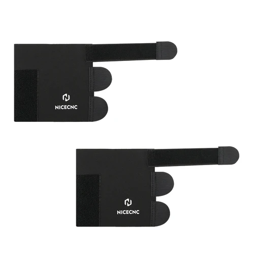 Imagen 2 del producto NICECNC protector de calcetín de horquilla delantera para KTM EXC 300 Husqvarna TE 300 GasGas EC 300 Beta RR 300 Honda Suzuki Kawasaki Yamaha Sherco