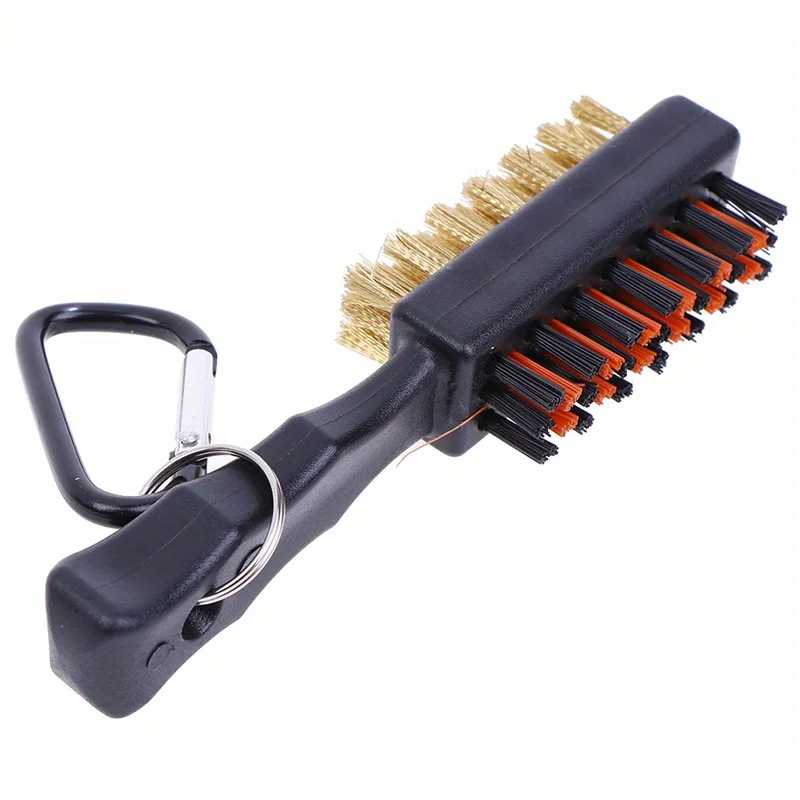 1pc Double Sided Golf Club Brush - Groove Cleaning Tool for Putter, Wedge, and Ball - Improve Your Golf