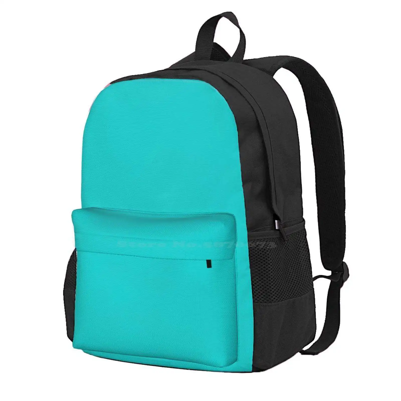 Bright Robin'S Egg Blue Solid Hot Sale Schoolbag Backpack Fashion Bags Robins Egg Blue Turquoise Bright Blue Cyan Teal Aqua