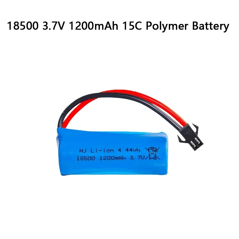 

Lithium Rechargeable Battery for Remote Control Aircraft Toy Car Model 18500 3.7V 1200mAh 15C Polymer Battery