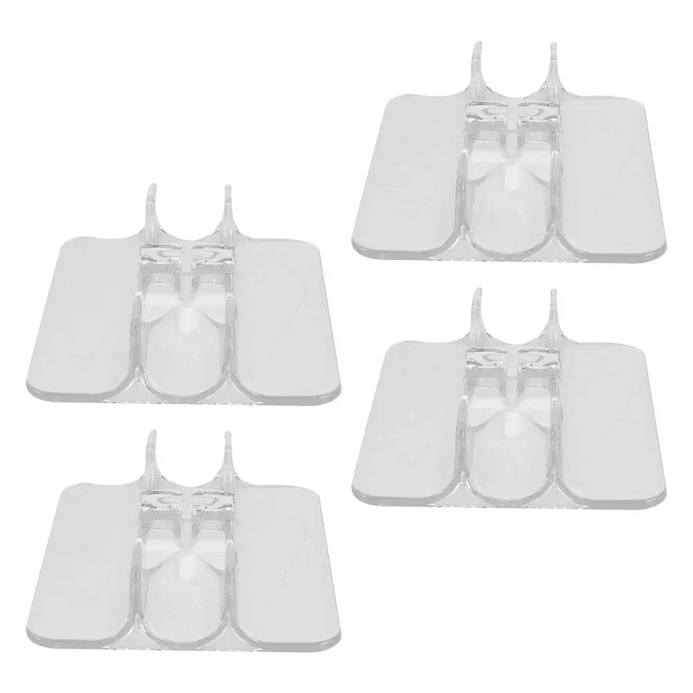 

4Pcs Transparent Roller Skate Display Stand Rack Lightweight Stable Inline Skates Holder Storage Retail Exhibition