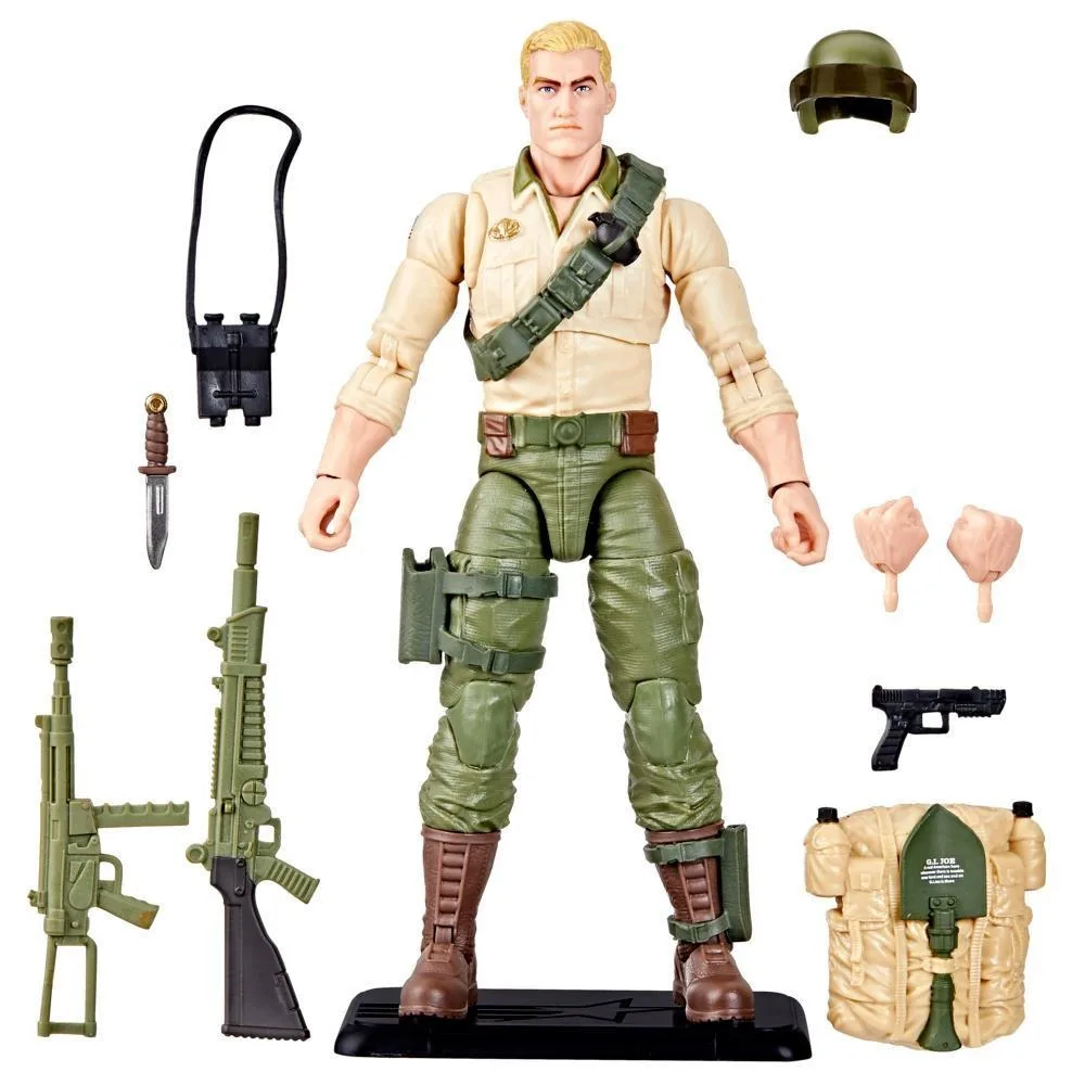 Original Hasbro G.I. Joe Classified Series Cobra Retro Cardback Duke 6inch Action Figure Model Toy Collection Boys Hobby Gifts