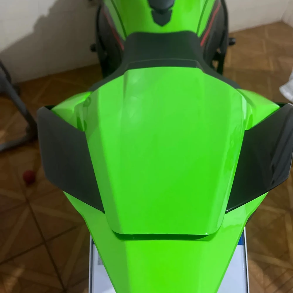 Penutup jok belakang sepeda motor Kawasaki ZX10R ZX-10R ZX10RR 2016 17 18 2019 2020 2021 2022 2023 ZX 10R warna hijau