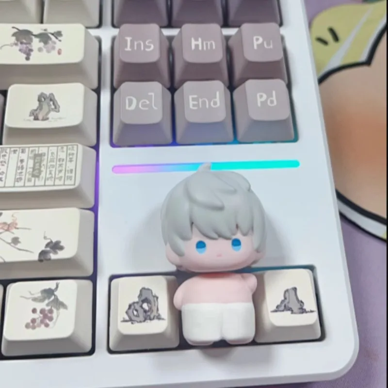 

Механическая клавиатура Shen Xinghui's Keycap Love and Deep Space, набор индивидуальных колпачков для игр с двумя креативными верхними колпачками