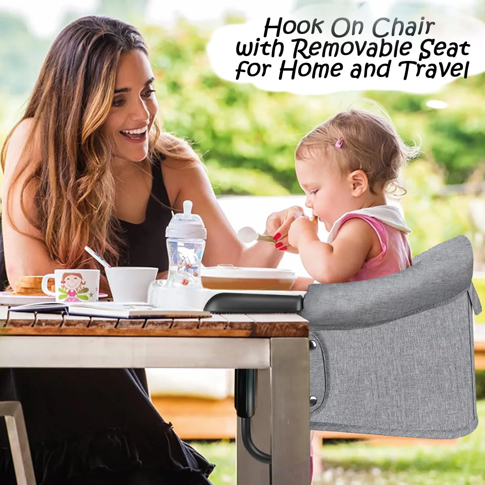 Hook-On Chair Fold-Flat Storag - Baby High Chair Booster 리뷰 및 가격