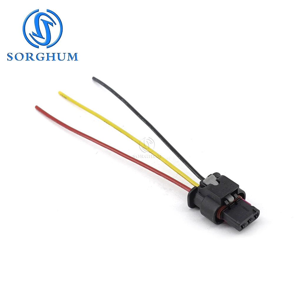 SORGHUM 4F0973703 For Ford Galaxy BMW X3 E83 X5 F18 F10 Audi A1 Volvo S80 V70 XC60 PDC Sensor Plug Pigtail Connector Cable Wire