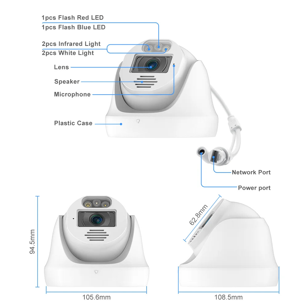 MISECU HD 8MP 4K POE Festival5MP в