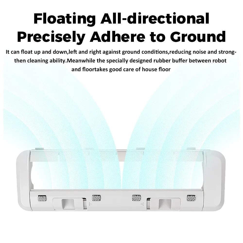 Main Rolling Brush Cover For Dreame X40 X40 Pro X40Ultra D20 Ultra S30 X30 X30 Ultra X30Pro Robot Vacuum Rubber Brush Cover Part image 2
