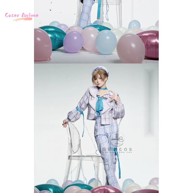 لعبة NIJISANJI Kanae Kuzuha أزياء تنكرية موحدة لحفلة الهالوين للنساء والرجال كرنفال الدعامة