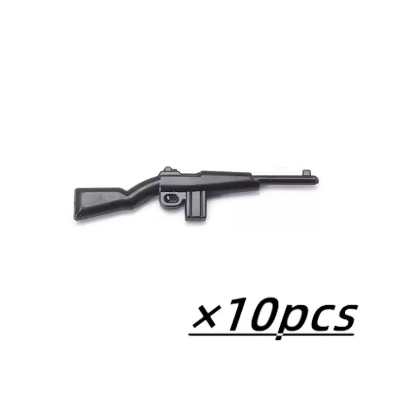 WWII Militärwaffen MOC Bausteine Figuren Soldatenzubehör US Sowjetische Gewehr Mini-Pistole Rakete MG42 RPG Kugel Spielzeug Geschenk – Detail 4