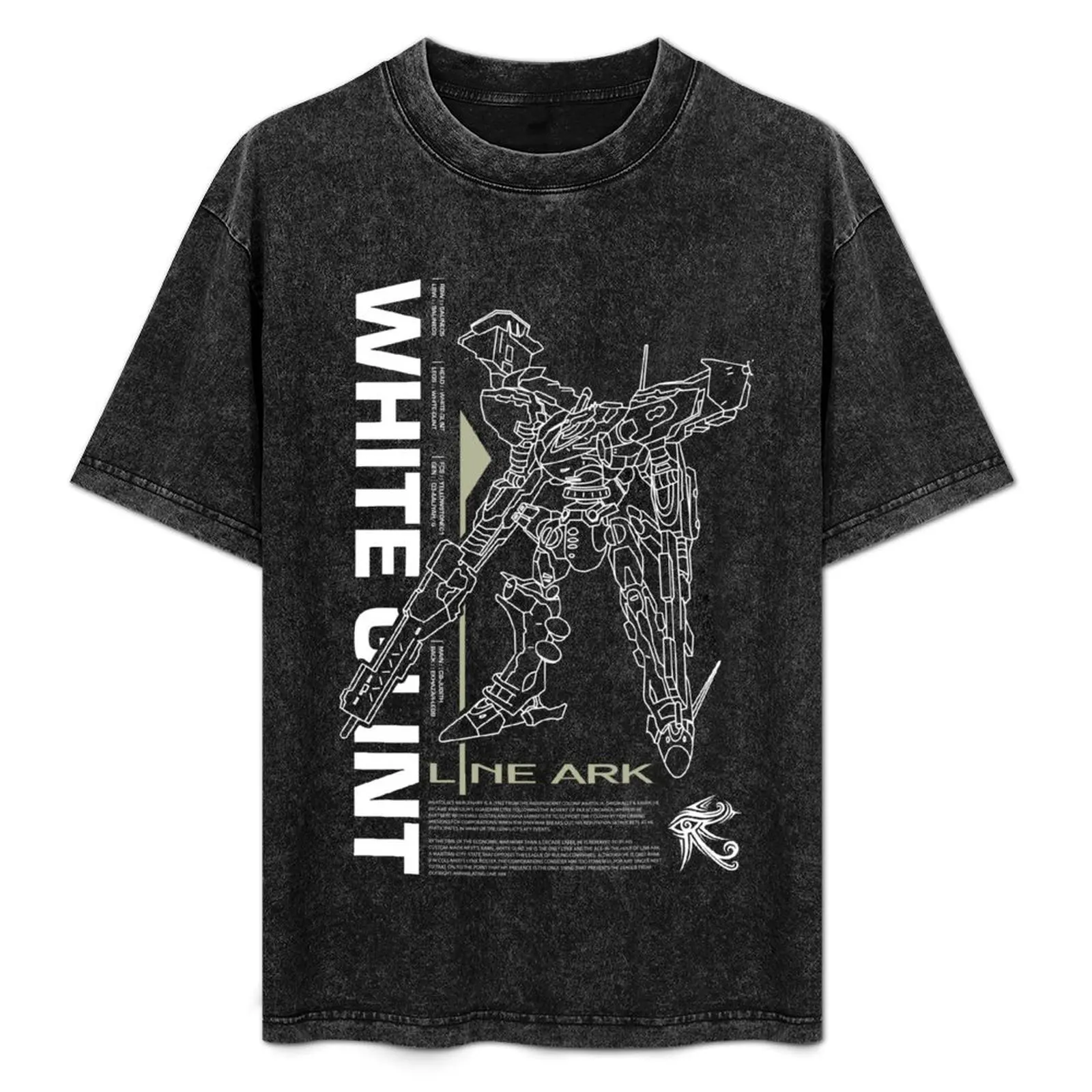 

Armored Core 4- Line Ark - Mech - White Glint - Negative T-Shirt Casual Basic Street Style T-Shirt