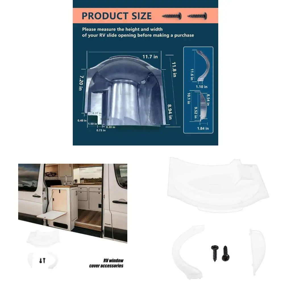 Replacement Window Lid Right Side Transparent Acrylic With Bubble Door  