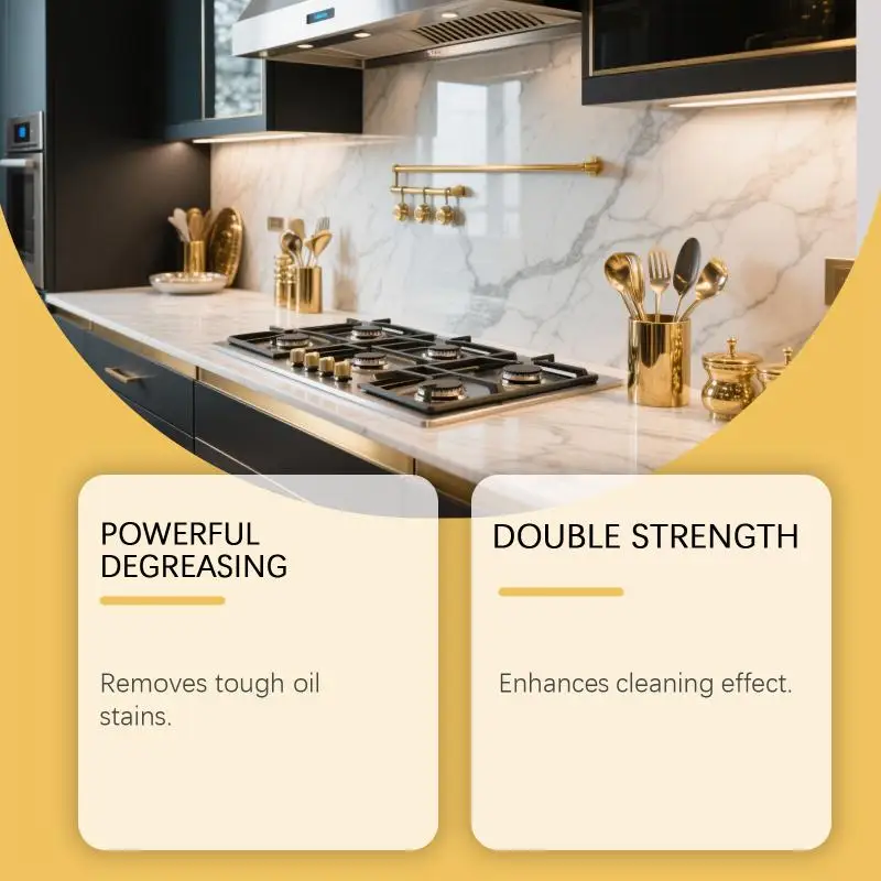 

Kitchen Oil Stain Cleaning Spray, A Household Cleaning Agent For Removing Grease Stains From Range Hoods, Stoves And Kitchenware