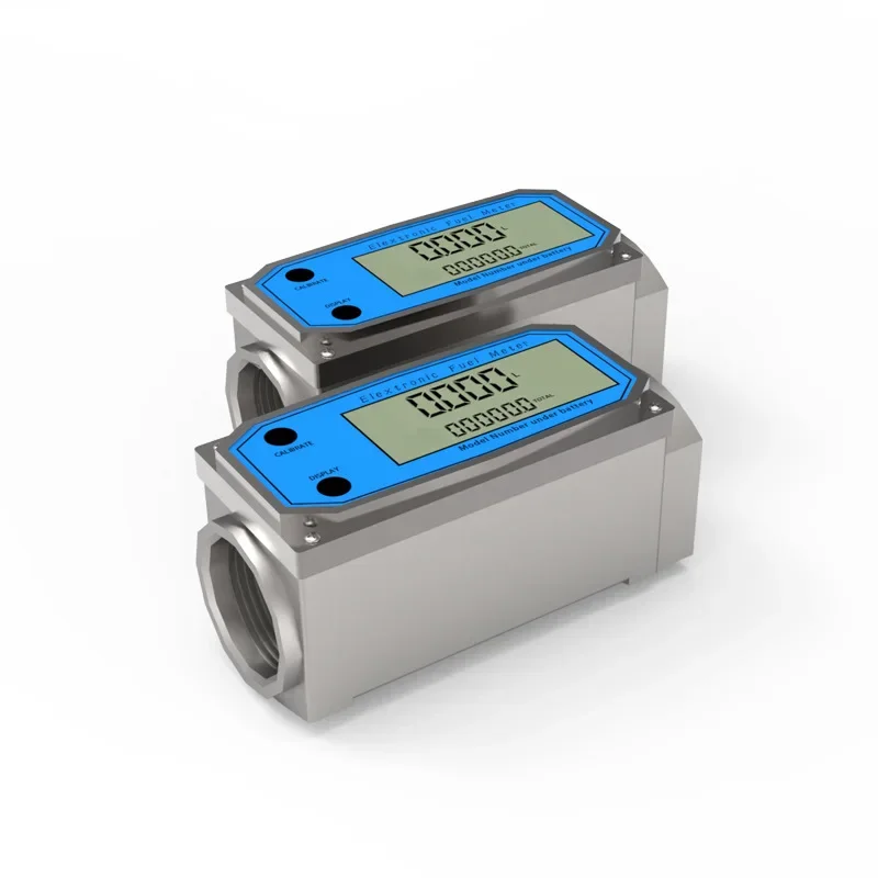

Turbine electronic flowmeter digital waterproof diesel methanol water liquid electronic meter