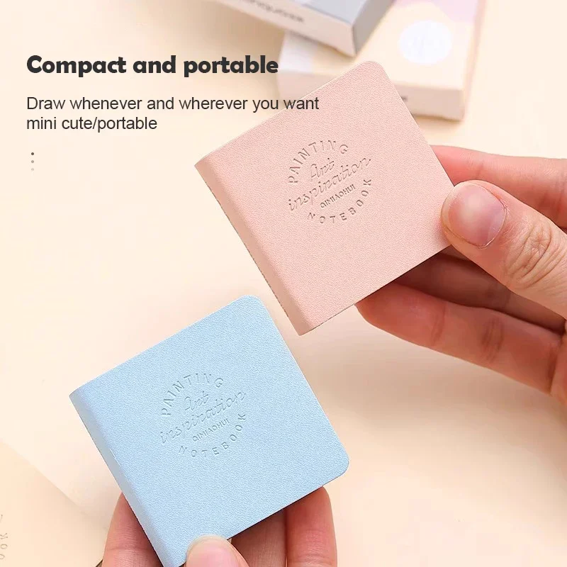 3-15PCS Mini Hand Drawing Books Portable Travel Watercolor Sketchbook Paperbooks DIY Writing Painting Notebook School Supplies