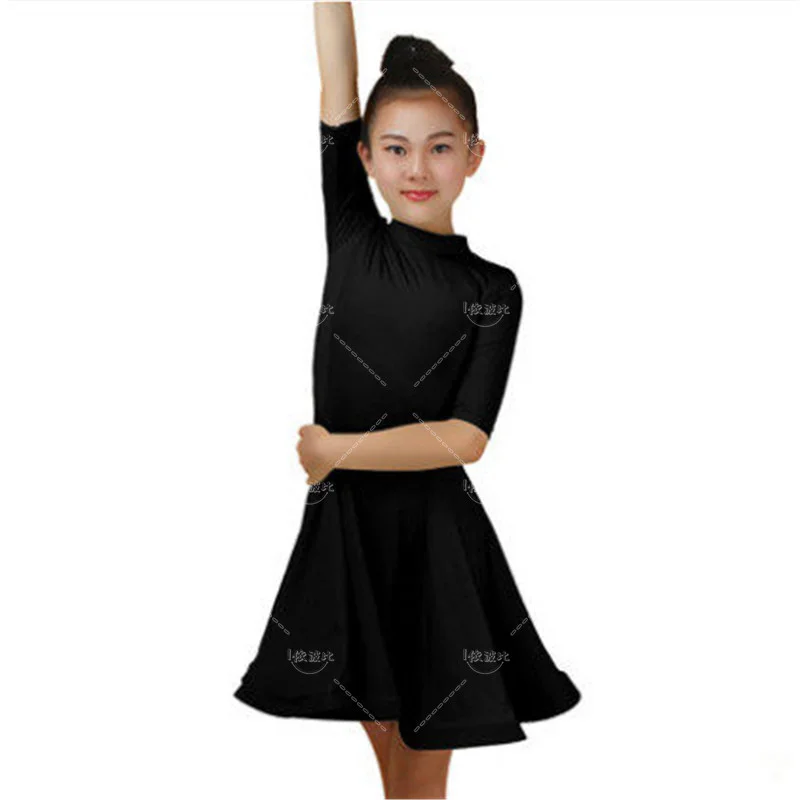 

Kids Dresses for Girls Latin Dance Dress Evening Party Stage Performance Clothing Fringe Ballroom Competition Costumes Set